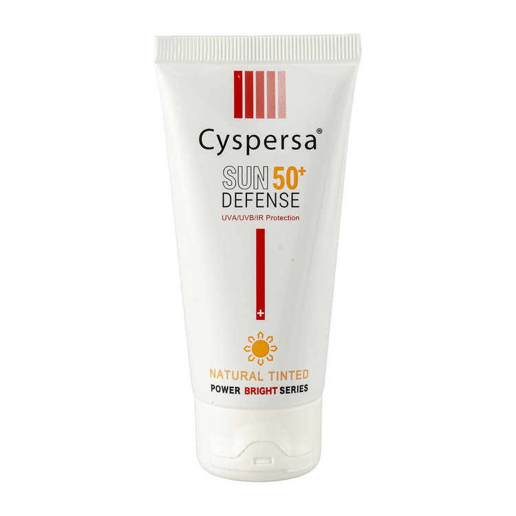 کرم ضد آفتاب رنگی روشن کننده سیسپرسا با SPF50 حجم 50 میلی لیتر