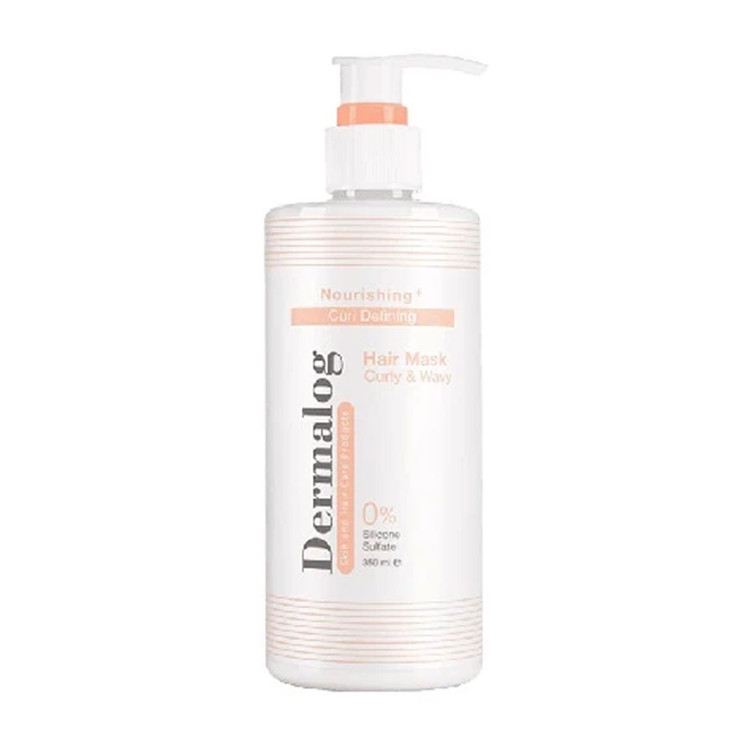 ماسک مو موهای فر درمالوگ مدل Curly حجم 350 میلی لیتر
