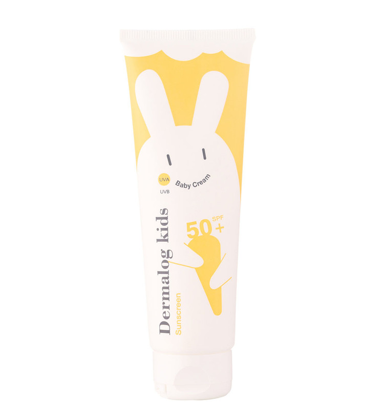ضد آفتاب کودک SPF50 درمالوگ حجم 75 میلی لیتر