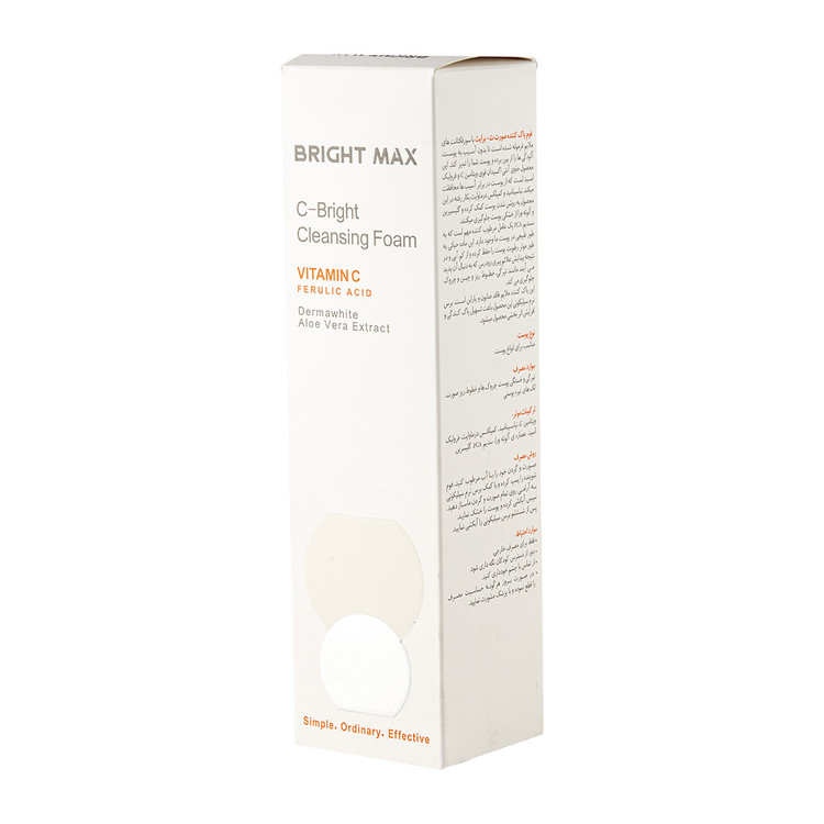فوم شستشوی صورت مدل ث برایت حجم 150 میلی لیتر برایت مکس