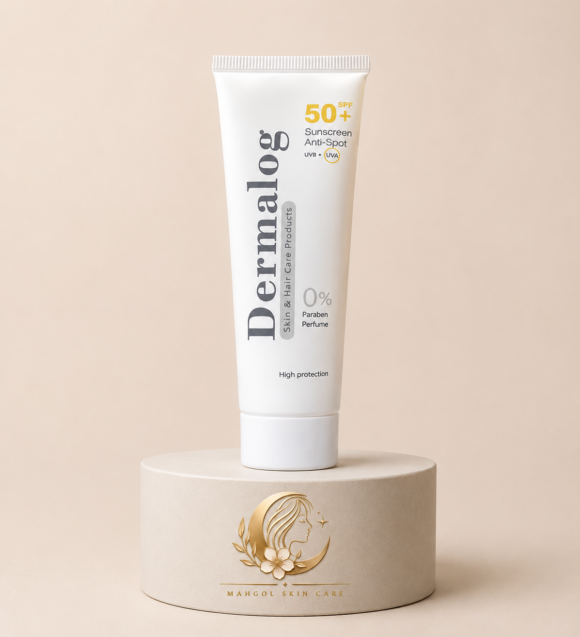 کرم ضد آفتاب و ضد لک بی رنگ با SPF 50 حجم 50 میلی لیتر