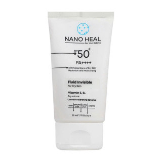 ضد آفتاب فلوئیدی بی رنگ نانوهیل مناسب پوست خشک با SPF50 حجم 50 میلی لیتر